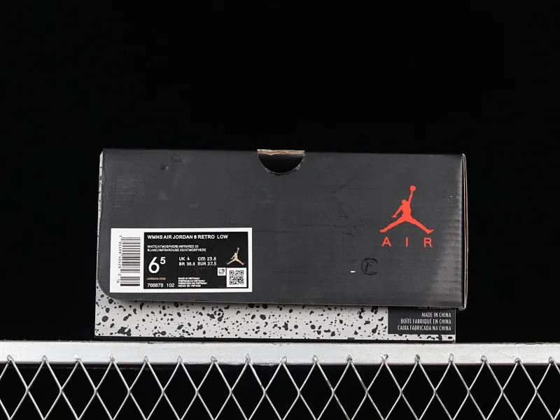 All categories Air Jordan Jordan series basketball shoes Air Jordan 6 Air Jordan 6 Low GS "Atmosphere" AJ6 Joe 6 Pink Bubble Gum 768878-102